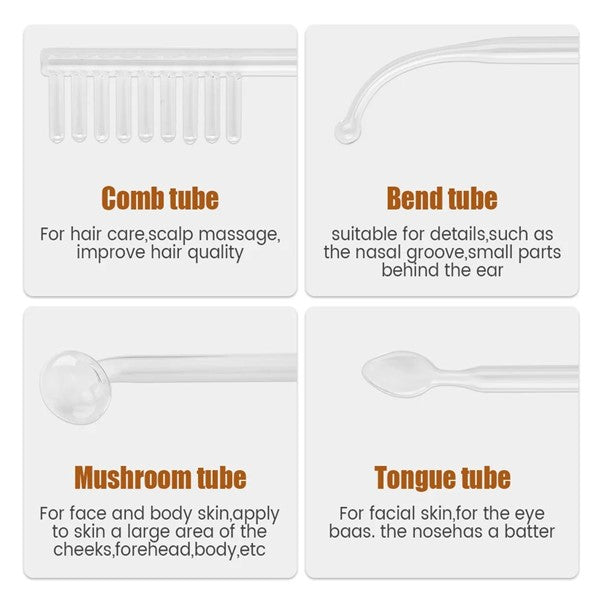 High Frequency Facial Therapy Wand